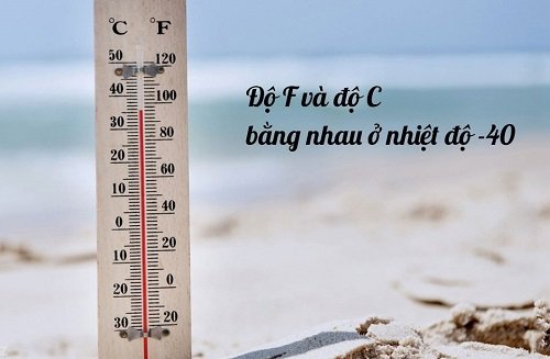 1 độ C bằng bao nhiêu độ K, F? Cách chuyển nhiệt độ-1